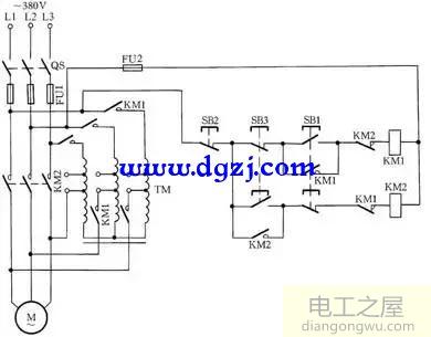 电机降压启动接线图及电机降压启动接线方法